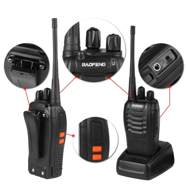 Baofeng BF-888S UHF Handheld Two-Way Radio 5 Watt Full Accessories