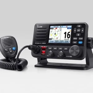 ايكوم IC-M510E جهاز لاسلكي بحري ثابت مع التحكم بالهاتف الذكي