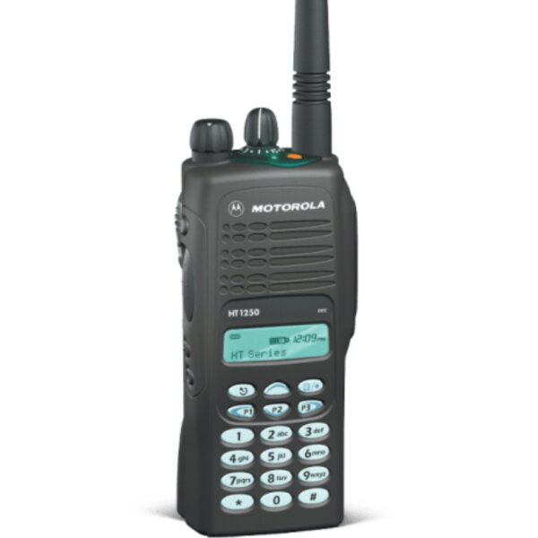 لاسلكي موتورولا HT1250 اليدوي VHF_UHF المزود بشاشة و لوحة مفاتيح كاملة لاسلكي موتورولا HT1250 اليدوي VHF/UHF المزود بشاشة و لوحة مفاتيح كاملة